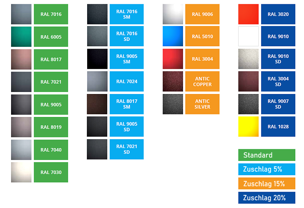 konsport farbpalette